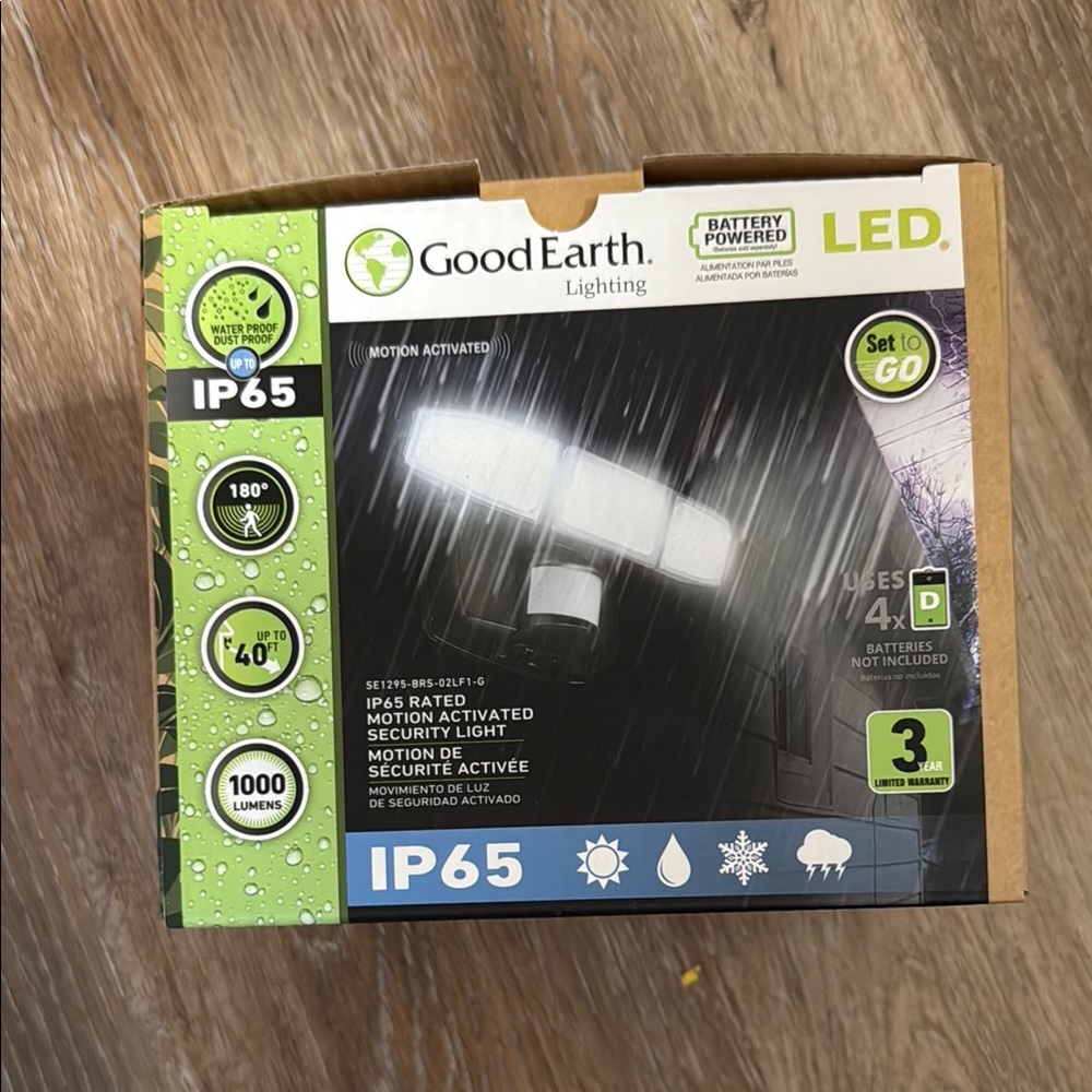 Good Earth LED Motion Activated Security Light